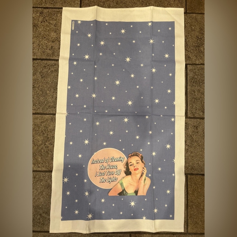 FIDDLER'S ELBOW 100% Cotton Kitchen/Dish Towel-Modern Retro Sassy 22"x32"